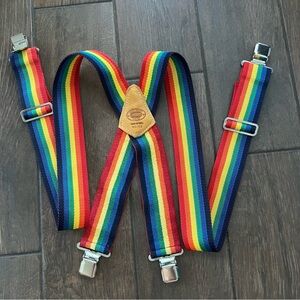 Vintage Nicholas No. 113 Rainbow Suspenders